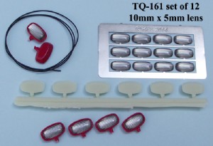 KFS 1/24 探照燈 橢圓形 10mm x 5mm 